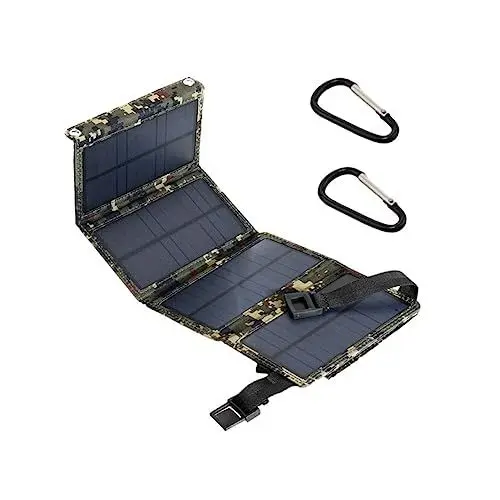 Produktbild: KITANDOVE Solarpanel Tragbares 20-w-solarladegerät Für Outdoor-aktivitäten Solarpanel-ladegerät Notfallreaktion