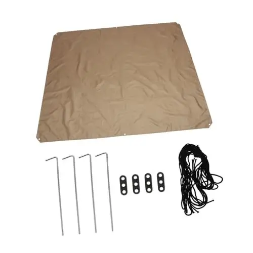 Produktbild: KITANDOVE 1 Set Leichte Outdoor-picknickdecke Campingmatte Strand-schattierungsvorhang Tragbare Und Robuste Konstruktion