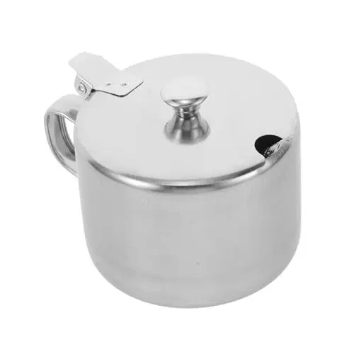 Produktbild: KITANDOVE Edelstahl Gewürz Jar Breiten Mund Würze Lagerung Container Deckel Gläser Set
