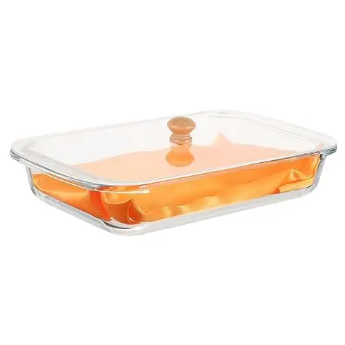 Produktbild: KITANDOVE Glastablett Mit Deckel Für Trockenobst Ginseng-tablett Aus Glas Traditionelles Tablett Für Aufbewahrung Von Pflanzenmaterial