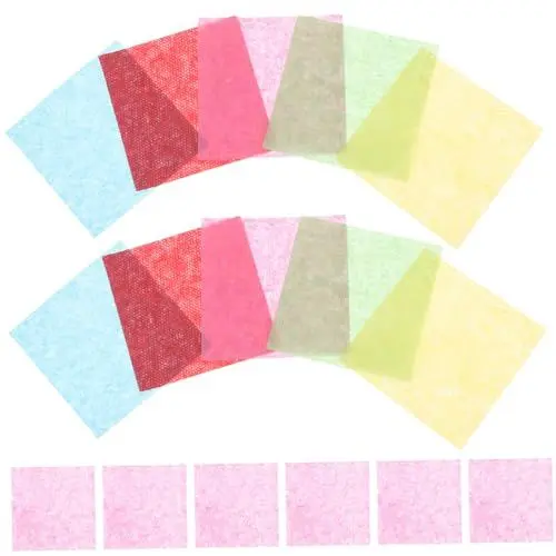 Produktbild: KITANDOVE Konfetti-Tischdekorationen Boho-Konfettipapier in quadratischer Form 75 g Set mit Seidenpapierquadraten für Hochzeitsfest-Party-Dekoration