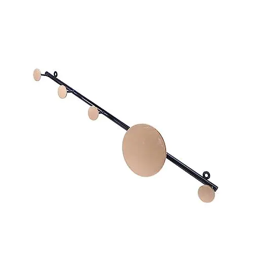 Produktbild: KITANDOVE 1stk Wandgarderobe Robuster Wandhaken Kleiderhaken Wand Handtuchhalter Jackenaufhänger Huthaken Wandaufhänger Jackenständer Schwerlastkupplung Jacken Haken Hutbügel Black Eisen