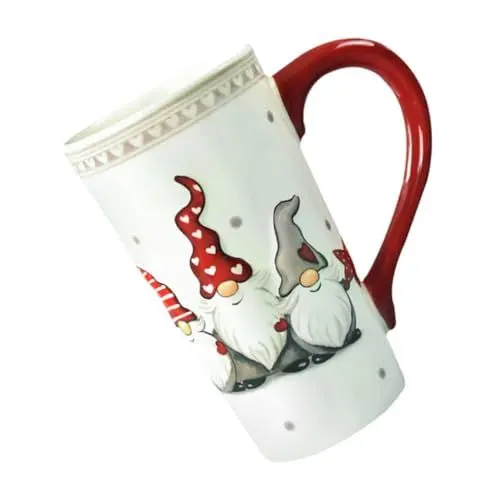 Produktbild: KITANDOVE 1stk Weihnachts Milch Becher Kaffeetasse Mit Henkel Elfen-kaffeetasse Tasse Heiße Schokolade Süße Tasse Cappuccino-tassen Weihnachtsteebecher Saisonaler Kaffee Saftbecher Keramik