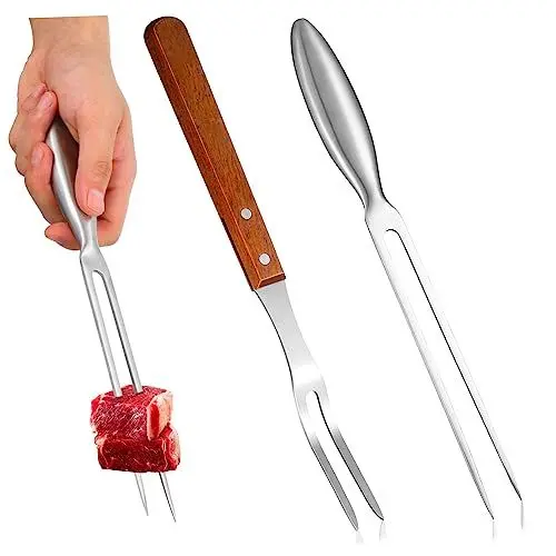 Produktbild: KITANDOVE 2St Grillgabel Bratgabeln BBQ-Fleischgabel Marshmallow- zum Grillen Bratstange Steakgabel grillspieß grill spieße grillzubehã¶r für Grill Fleischgabel grillen Holz