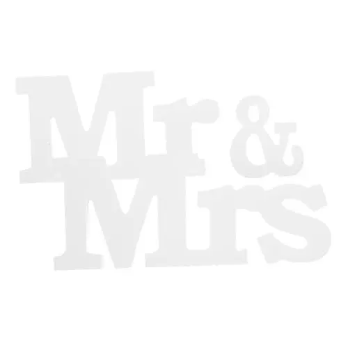 Produktbild: KITANDOVE 2 Sätze Buchstabenverzierungen Für Schreibtisch „mr And Mrs“-schild Dekorative Hochzeitsfotorequisite Für Hochzeitsfeier