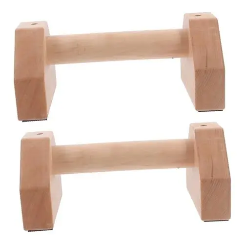 Produktbild: KITANDOVE 2stücke Push-up Griffe Holz Rutschfeste Liegestütz-ständer Für Krafttraining Und Fitness Ergonomische Handstand Unterstützung Für Home Gym Workouts