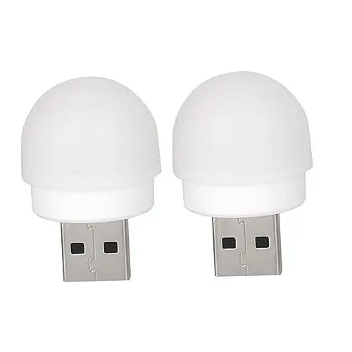 Produktbild: KITANDOVE Mini-usb-nachtlicht 2er-pack -leuchten -nachttischlampe Für Schlafzimmer Wohnzimmer Schreibtisch Multifunktion