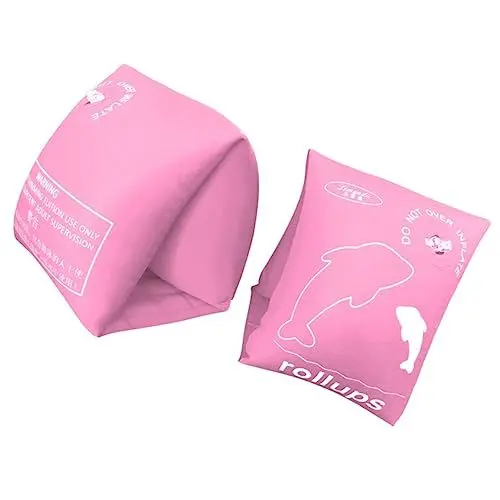 Produktbild: KITANDOVE 2st Sicherheitsärmel Zum Schwimmen Floats Für Erwachsene Aufblasbarer Arm Schwimmt Schwimmende Schwimmflügel Aufblasbare Schwimmärmel Schwimmendes Armband Kinder Badeanzug Rosa