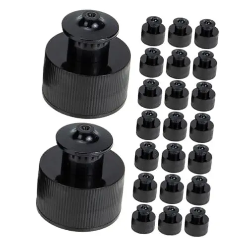 Produktbild: KITANDOVE 28 Mm Deckel Für Sport-wasserflaschen 30 Stück Wiederverwendbare Flaschenverschlüsse Auslaufsicher Handziehfunktion Für Unterwegs