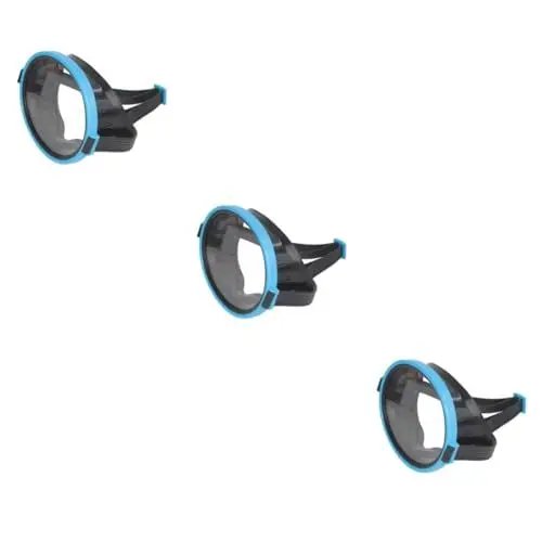 Produktbild: KITANDOVE 3 STK Schwimmbrille Aus Glas Maske Maske Wasserdicht Augenschutz Zum Tauchen Anzug Maske Wassersportausrüstung Schnorchelmaske Tauchausrüstung Taucherbrille