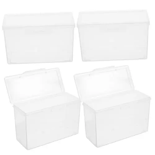 Produktbild: KITANDOVE Kunststoff-aufbewahrungsbox Für Fotos Briefmarken Postkarten Zum Ordnen Von Spielzeug Und Kleinen Gegenständen Transparenter Organizer
