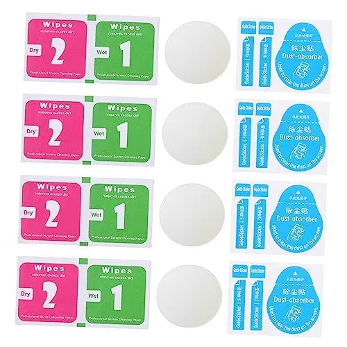 Produktbild: KITANDOVE 4er-pack Klare Schutzfolien Für Uhren Kratzfeste Uhrendisplayabdeckung Gehärtetes Glas Für Uhrendisplays Uhrenzubehör