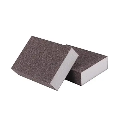 Produktbild: KITANDOVE 4 Stück Schwamm Schmirgelblock Schmirgelschwamm Schleifblöcke Schwamm schleifblock Sandpapier schleifpapier polierschwamm Schwamm Schmirgelpapier einfache Schmirgelpapiere Coffee