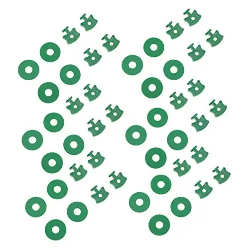 Produktbild: KITANDOVE Gewächshaus-pflanzenklammern 50 Sätze Aluminium Pflanzenhaken Für Blumenkörbe Und Töpfe Befestigungsbügel Organizer Für Gewächshaus-zubehör