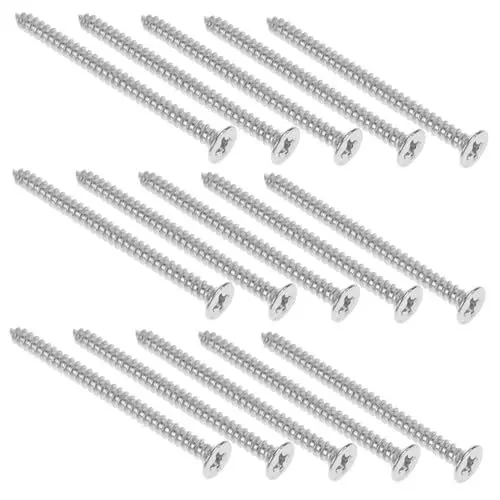 Produktbild: KITANDOVE Edelstahlschrauben-set – 50 Stück Selbstschneidende Schrauben Mit Mutter Für Deck Wandplatte