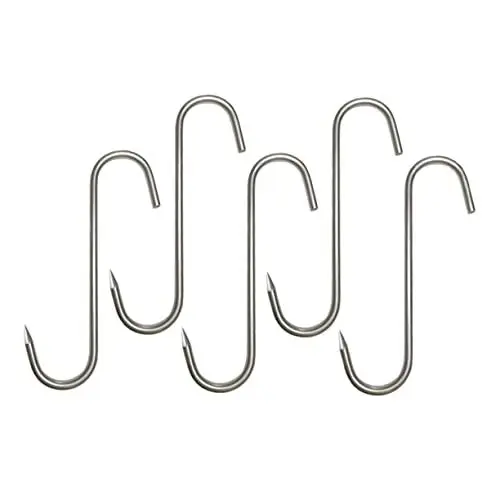 Produktbild: KITANDOVE 5stücke Fleischhaken Für Grill Und Bbq Langlebige Und Rostfreie Aufhängehaken Für Metzgereien Und