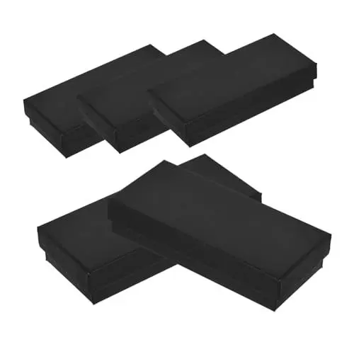 Produktbild: KITANDOVE Kraft Papp Geschenkboxen Für Uhren Armbänder Und Schmuckverpackung Quadratische Schmuckschachteln Ideal Für Und Aufbewahrung