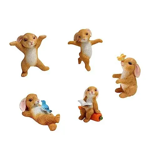 Produktbild: KITANDOVE Mini-Ornament-Set Harzfiguren-Spielzeug Für Kinder Mini-gartendekorationen