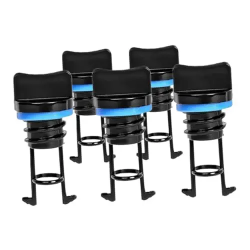 Produktbild: KITANDOVE 5st Wassersportzubehör Ablassschraube Stopfen Für Abflusslöcher Im Kajak Bootsstecker Kajak-ersatzstopfen Ersatzstecker Für Kajak Speigatte Für Kajaks Bootszubehör Black Nylon
