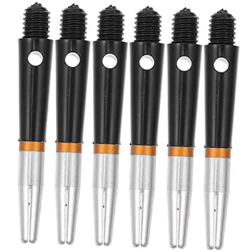 Produktbild: KITANDOVE Drehschäfte Aluminiumschäfte 6 Stück Darts Zubehör Spielzeug Ersatzschäfte Für Darts Aus Aluminium Nylon Einzigartige Form