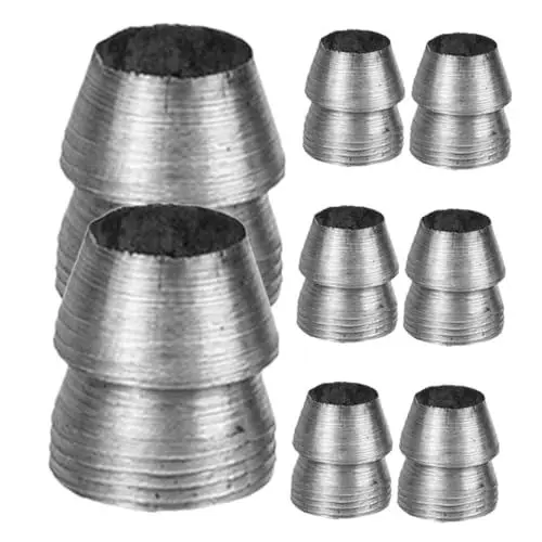 Produktbild: KITANDOVE 8st Gartengeräte Holzkeile Keile Mit Holzgriff Hammerstiel Rohrkeil Spaltkeil Sicherheitskeile Griffkeil Stahlkeil Beilstiel Metallkeile Mit Konischem Griff Eisen Schüttgut Krampf