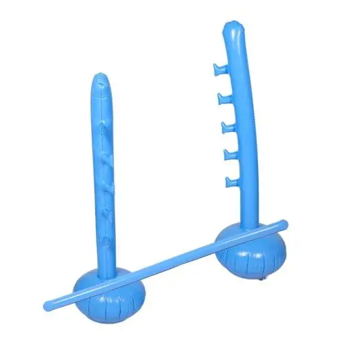 Produktbild: KITANDOVE Aufblasbare Hochsprungstange familienspiele interaktives spiel aufblasbares spielzeug riesige Outdoor-Spiele Hofspiele für Erwachsene Limbo PVC Blue