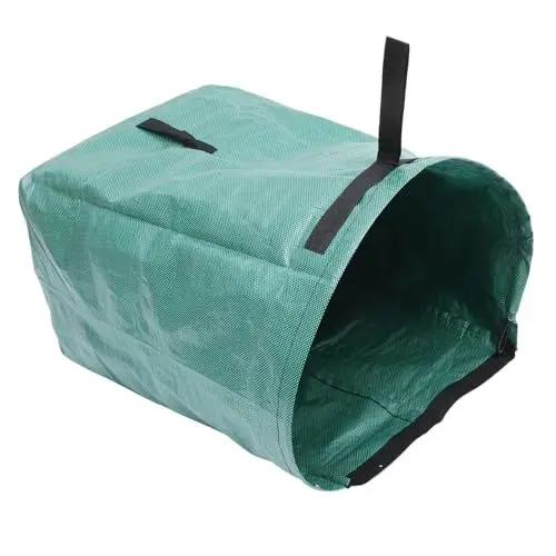 Produktbild: KITANDOVE Blattbeutel Mülleimer Im Freien Beutel Zum Sammeln Von Blättern Aufbewahrungstasche Für Blätter Blatteinpacker Container Für Gartenabfälle Blattsammler Rasentasche Green Pp