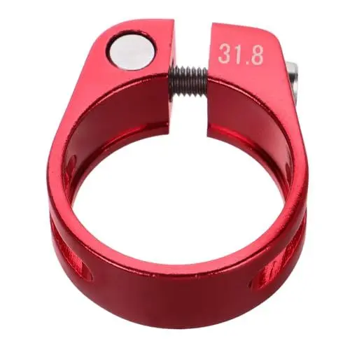 Produktbild: KITANDOVE Fahrradsattelstützenklemme Sattelrohrclip Aus Aluminiumlegierung Fahrrad-schnellspanner Sattelstützenklemme Für Mountainbike-zubehör