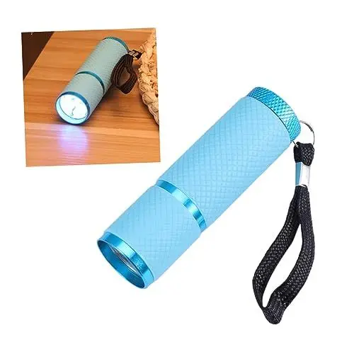 Produktbild: KITANDOVE Aluminium-taschenlampe Zur Gelderkennung 9 Leds Tragbar Für Camping Wandern