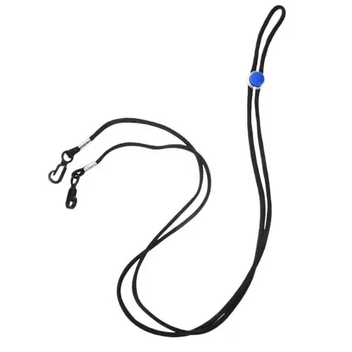 Produktbild: KITANDOVE Handschuhband Kamera-Lanyards verstellbare Handschuhe Clips Hutband-Clip handschuh Clip handtuchklemme Telefon Lanyard Arbeitshandschuhe Fäustlingseile Handschuhriemen Nylon Black