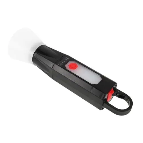 Produktbild: KITANDOVE Solar-powered Camping Licht Wiederaufladbare Taschenlampe Dual Lade Leichte Tragbare Für