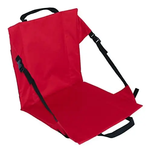 Produktbild: KITANDOVE Klappstuhl Outdoor Camping Freizeitsitz Rot Tragbarer Klappsitz Für Garten