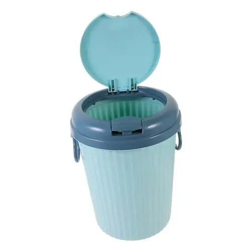 Produktbild: KITANDOVE Schwingdeckeleimer Küchenmülleimer Schlafzimmermülleimer Mit Deckel Badezimmermülleimer Mülleimer Badezimmer Mit Deckel Plastikmülleimer Mit Deckel Büromülleimer Toilettenmülleimer Mülleimer