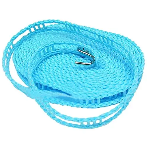 Produktbild: KITANDOVE 5m Winddichte Nylon Kleidungstrockner Mit Design Verstellbare Wäscheleine Für Camping Garten Und Reisen Farbe Zufällig