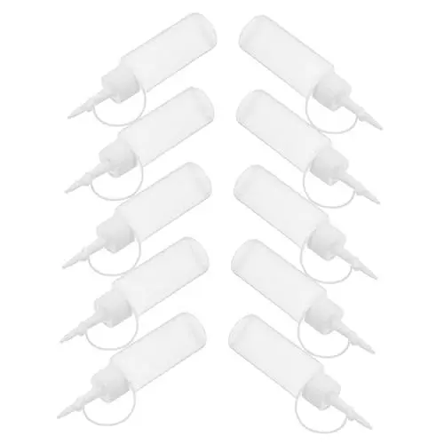 Produktbild: KITANDOVE Spitzeflaschen Spritzflaschen Mit Präzisionsspitze Leere Squeeze Flaschen Für Kleber Gel ö Ideal Für Diy Tattoo Und Bastelprojekte Quetschflasche Leim