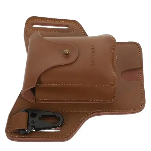 Produktbild: KITANDOVE Riementasche Handtasche Aufbewahrungstasche Sportliche Hüfttasche Aufbewahrungsbeutel Für Kleinigkeiten Hüfttasche Für Männer Tragbare Hüfttasche Reise-hüfttasche Rindsleder