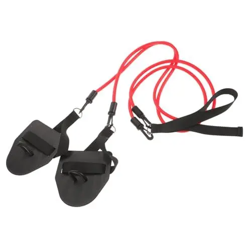 Produktbild: KITANDOVE Schwimmtrainingsband Verstellbar Für Pools Schwimmtrainingsleine Schwimmwiderstandsband Trainingsgürtel