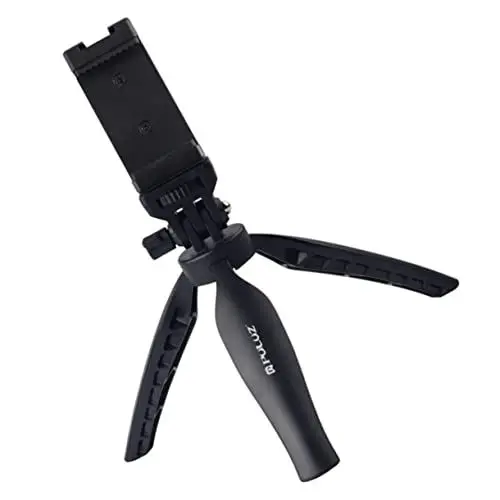 Produktbild: KITANDOVE Stativ Gimbal Zubehör Rt Zubehör Mobiltelefone Tischstabilisator Telefonclip Verlängerungsstange Stabilisator Kamera Video Kunststoff Schwarz