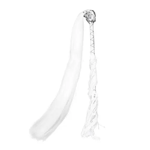 Produktbild: KITANDOVE Chinesischer Stil Pinsel Schachtelhalm Schneebesen Kunst- Oder Echthaar Dekorativer Gong Duster
