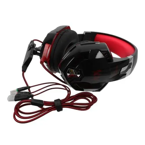 Produktbild: KITANDOVE Gaming-Headset Mit -hintergrundbeleuchtung 71-Surround-Sound Und Mikrofon