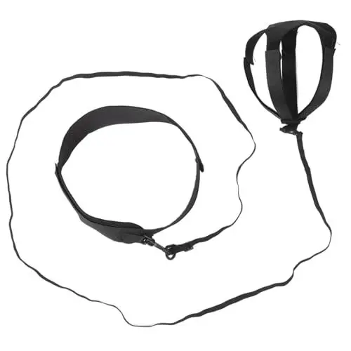 Produktbild: KITANDOVE Volleyball-Hilfstrainingsgerät Volleyball-Trainingsgürtel Volleyball-Trainingshilfe Volleyball-Rebounder-Netz Fußball-Kick-Gürtel Volleyball-Spike-Trainer Tauchertuch Black