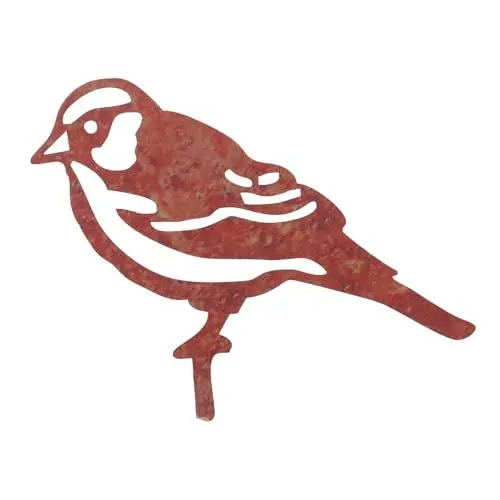 Produktbild: KITANDOVE Gartendekoration für den Außenbereich rustikale Vogelfigur Statue Gartendekoration Spike-Vogel Hofschild
