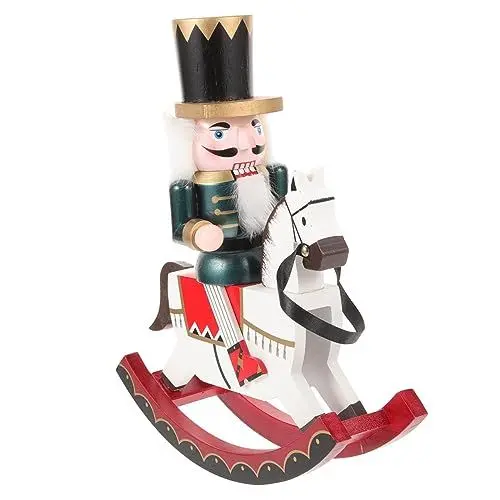 Produktbild: KITANDOVE 30cm Nussknacker Aus Holz Soldat Wohnkultur Weihnachten Nussknacker Figur Für Tisch Elegante Weihnachtsdekoration