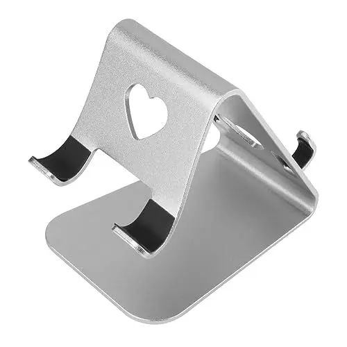 Produktbild: KITANDOVE Handyhalter Aus Aluminiumlegierung Herzförmiger Tablet-ständer Desktop-Smartphone-Halterung Für Einfachen Zugriff Und Schützen Vor Kratzern