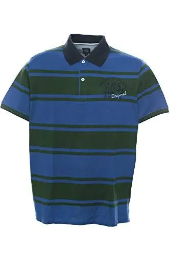 Produktbild: Kitaro Poloshirt Polo Shirt Hemd Herren Kurzarm Baumwolle Piqué Plusgröße, Herrengrößen:4XL, Farbe:grün