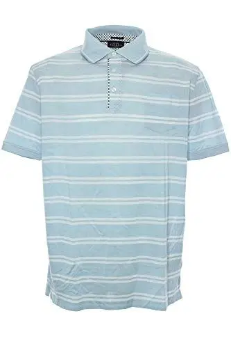 Produktbild: Kitaro Poloshirt Polo Shirt Hemd Herren Kurzarm Merzerisierte Baumwolle, Farbe:hellblau, Herrengrößen:XL