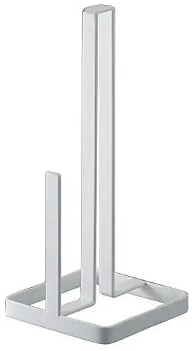 Produktbild: Yamazaki 6781 TOWER Küchenrollenhalter, weiß, Stahl, Minimalistisches Design, 11 x 11 x 26,5 cm (LxBxH)