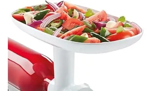 Produktbild: KitchenAid Zubehör Einfülltablett - 5KSMFT - Abnehmbarer Lebensmitteltrichter für KitchenAid Küchenmaschine - Spülmaschinenfest - Kunststoff - Weiß