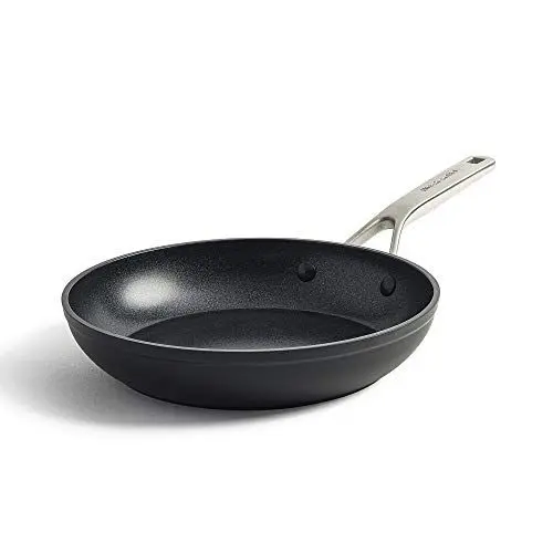 Produktbild: KitchenAid Forged Hardened Bratpfanne 28cm, hart anodisiert, PFAS-freie keramische Antihaftbeschichtung, Induktionsgeeigent, Backofengeeignet, Spülmaschinengeeignet, Schwarz