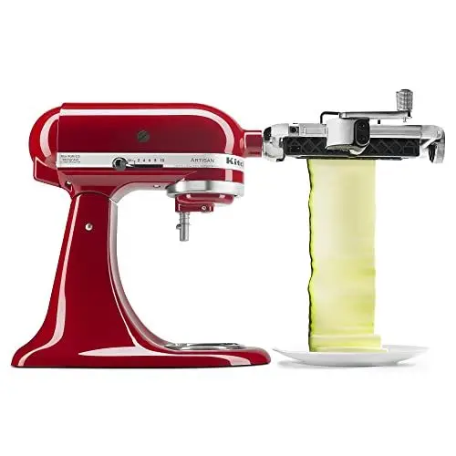 Produktbild: KitchenAid KSMSCA Vegetable Sheet Cutter, Aluminium, Red